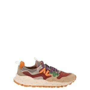Flower Mountain Unisex Yamano 3 - Sneakers In Suede And Technical Fabric